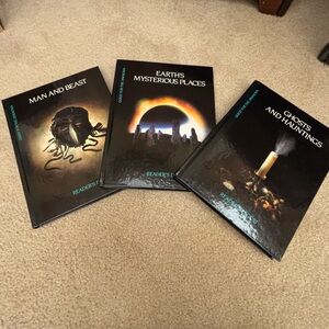 Reader's Digest Mystery Book Set of 3 - Black Covers